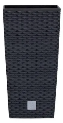 Image de Pot de fleurs Prosperplast Rato Square anthracite 20 x 20 x 37,6 cm