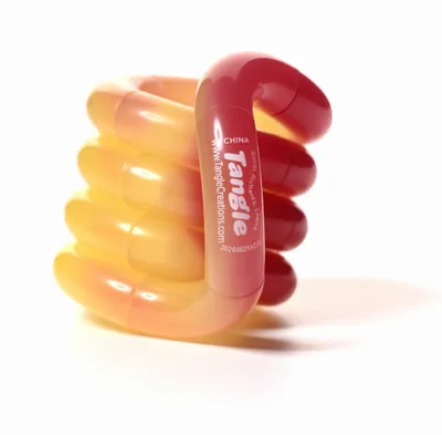 Produktbild von Tangle Junior - Bubblegum - Assortierte Farben – Farbwechselnd – Das Original Fidget Toy