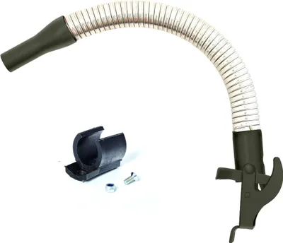 Produktbild von BW® Ausgießer flexibel für Metall Benzinkanister 5 / 5 Liter - 20mm für Benzin mit Halterung für 5 Liter Kanister - Bronzegrün RAL 6031-F9