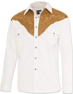 Produktbild von Herren Westernhemd Cowboy Biker Western Hemd »BOSTON« Weiß