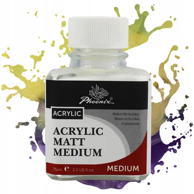 Zdjęcie produktu dla Medium matowe do akryli Phoenix 75 ml – efekt matowy, AMM