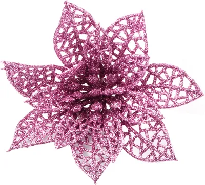 Produktbild von Glitter Hollow Hochzeit Party Dekoration Weihnachten Blumen Baum Dekorationen
