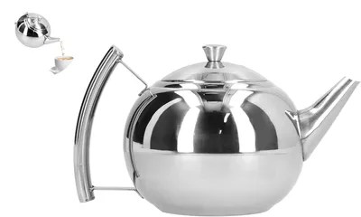 Produktbild von Teekanne mit Teeei – 18/10 Edelstahl, 2000ml