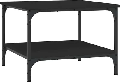 Obrázok produktu pre vidaXL Konferenčný stolík čierny 55x55x40 cm Drevo Materiál
