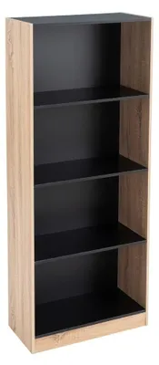 Produktbild von Bodenregal mit 4 Böden aus PB in Schwarz