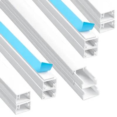 Productafbeelding van Kabelgoot - Zelfklevend - Wit - 12 x 7 mm - 4 meter