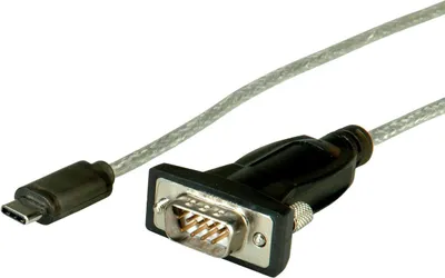 Immagine prodotto di ROLINE 12.02.1164 cavo seriale nero 1,8 m USB Tipo-C DB-9