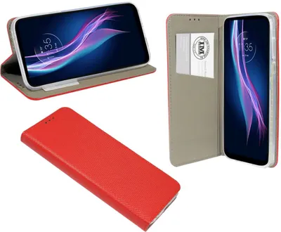 Obrázok produktu pre Magnetické puzdro Smart Magnet kompatibilné s Motorola Moto G13 / G23 Red
