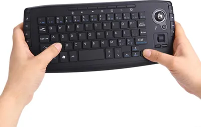 Obrázok produktu pre INF Mini bezdrôtová klávesnica s kombináciou trackball myši