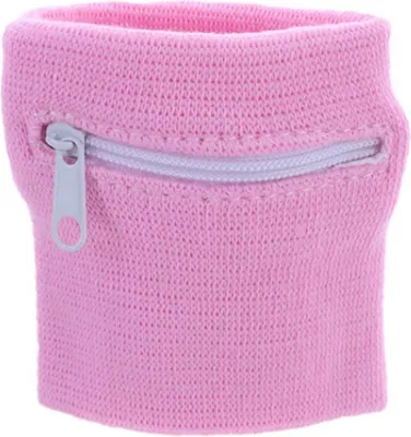 Zdjęcie produktu dla Jumada's - opaska na rękę - opaska na nadgarstek - zamek błyskawiczny - 8 x 8 cm - różowa