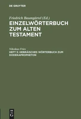 Produktbild von Hebräisches Wörterbuch zum Dodekapropheton
