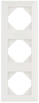 Produktbild von REV Quadro weiß Schalter Taster Steckdose Rahmen Dimmer Variation Rahmen 3-fach