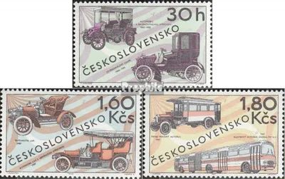 Produktbild von Briefmarken Tschechoslowakei 1969 Mi 1866-1868 (kompl.Ausg.) postfrisch Automobile