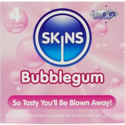 Immagine prodotto di Skins - Bubblegum Premium Condom Confezione Da 4