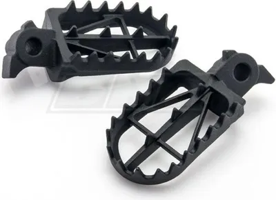 Imagen del producto de Reposapiés grandes, cromo, modelo Z48-02-582 | Zeta Racing