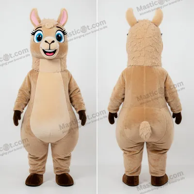 Produktbild von Süße MASTICOT Lama-Maskottchen-Kostüm