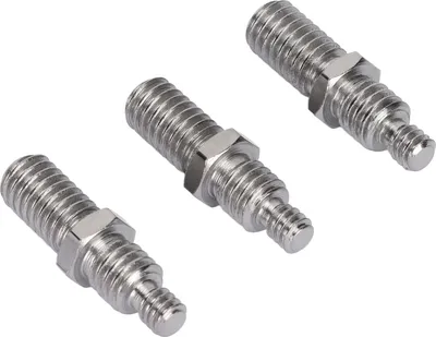 Image de 3Pcs 3/8 to 1/4 Conversion Tripod Screw Rustproof Exquisite Easy To Assemble Camera Tripod Screw Adapter