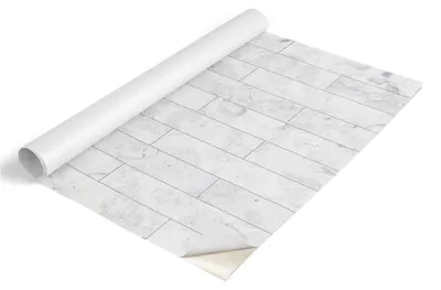 Produktbild von Tulup Möbelfolie - Klebefolie Möbel - Selbstklebende Folie 65x130 cm - Möbelfolie Schrank - Folie für Möbel - Möbelfolie Küche - Wasserdicht - Abwaschbar - Selbstklebend - Luftblasenfrei - Marmorziegel