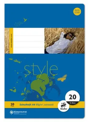 Zdjęcie produktu dla Staufen® style 040416020 Heft LIN20 - A4 16 Blatt 80g/qm blanko