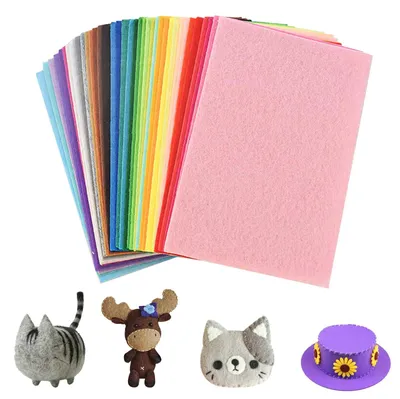 Productafbeelding van Knutselvilt 40 kleuren, 20 x 30 cm, 1 mm dik