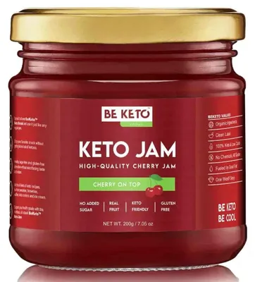 Image de BeKeto, confiture de cerises parfaite, 200g