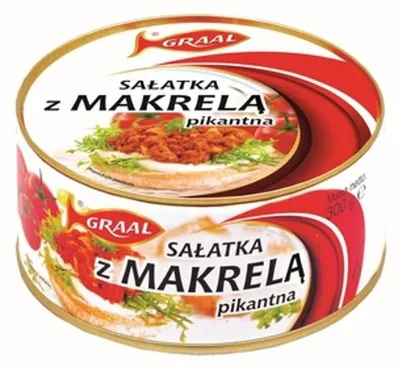 Obrázok produktu pre Sałatka z makreli pikantna Graal 300 g