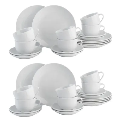 Produktbild von Kaffeeservice - Weiß - für 12 Personen - Porzellan - 36-teilig