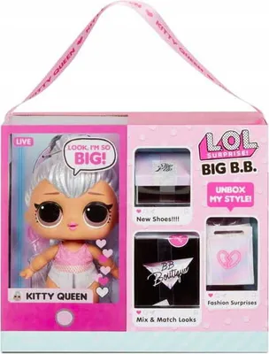 Produktbild von L.O.L. Surprise! Big B.B.Doll- Kitty Queen, Große Puppe, Weiblich, 4 Jahr(e), Mädchen, 280 mm, Mehrfarbig