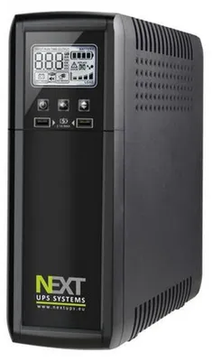 Immagine prodotto di NEXT UPS Systems Mint+, sistema di alimentazione ininterrotta (UPS) interattivo, 1,2 kVA, 720 W, onda sinusoidale, 170 V, 280 V