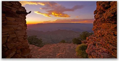 Produktbild von Tulup Leinwand-Bilder 140x70 Wandbild Canvas Kunstdruck Felsen Landschaft