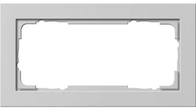 Immagine prodotto di Cornice di copertura a 2 moduli, grigia - Cornice a 2 moduli, grigia 100237