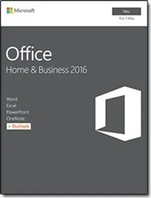 Produktbild von Microsoft Office Home & Business 2016, Mac, IT, Dokumentenmanagement, Italienisch, 2048 MB, 1GHz, 3 GB
