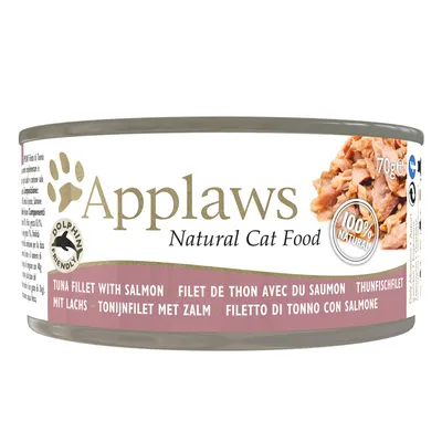 Produktbild von Applaws Cat Thunfischfilet & Lachs 24x70g