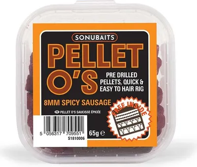 Produktbild von Sonubaits Pellet O'S 8mm - Spicy Sausage