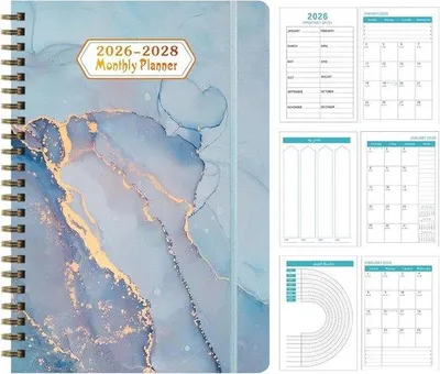 Obrázok produktu pre Trojročný diár – zápisník – plánovanie – organizácia – 21 x 15 x 2 cm