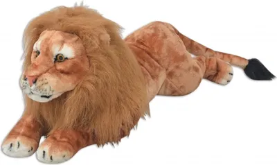 Image de Doudou "Wenze" en polyester de couleur marron. Dimensions (L/H) 90x34 cm