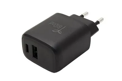 Obrázek produktu pro BIOND Napájecí adaptér síťový (230V) - USB A QC 3.0 + USB C PD, 20W (18.02.5024)