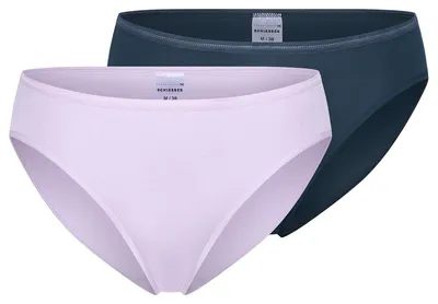 Produktbild von Schiesser 2er Pack Modal Essentials Tai Slip Weicher, feiner Bundgummi mit Glanzgarn-Details, Formstabiles, temperaturausgleichendes Material, Softe, schmale Beingummis für hohen Tragekomfort