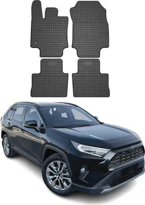 Produktbild von OMAC Gummi Fußmatten für Toyota RAV4 2019-2025 Automatten Gummi Schwarz 4tlg