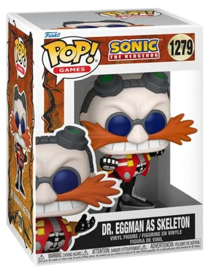 Produktbild von Funko FK93529 - Sonic the Hedgehog POP! Games Vinyl Figur Skeleton Robotnik 9 cm -