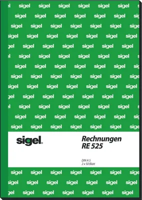 Produktbild von Formularbuch Rechnung A5 hoch VE=10x2x50 Blatt