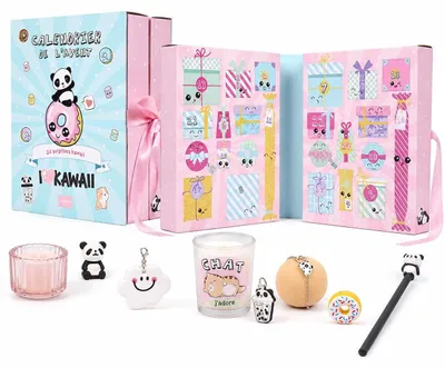 Obrázok produktu pre Vianočný kalendár s 24 roztomilými pandami – darček pre deti