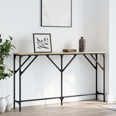 Produktbild von Möbel Konsolentisch Sonoma-Eiche 140x23x75 cm Holzwerkstoff - Beistelltische &20367