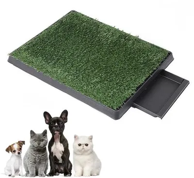 Immagine prodotto di Toilette per cani - Lavabile - 3 pezzi - Facile da pulire - Per uso in terrazza