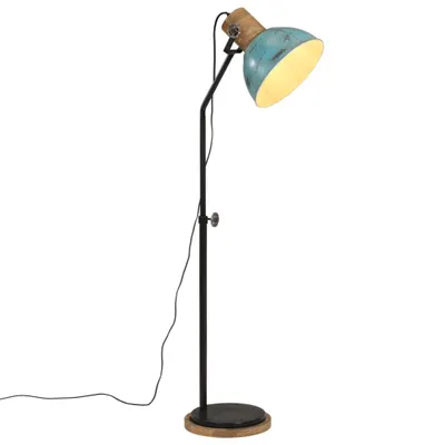 Zdjęcie produktu dla Lampa stojąca, 25 W, postarzany niebieski, 30x30x100-150cm, E27