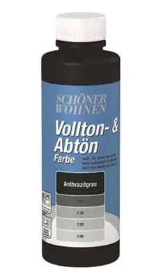 Produktbild von Voll- und Abtönfarbe Anthrazitgrau 500 ml