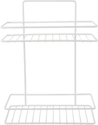 Zdjęcie produktu dla Metaltex By Tomado, półka łazienkowa Linea Bianco, wymiary: 26 x 13 x 35 cm