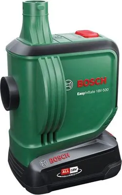 Image de Pompe volumétrique sans fil Bosch EasyInflate 18V-500 (avec 1 batterie 2,0 Ah et chargeur)