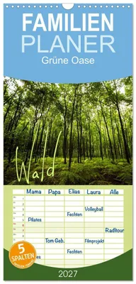 Produktbild von Familienplaner 2027 - Wald mit 5 Spalten (Wandkalender, 21 x 45 cm) CALVENDO