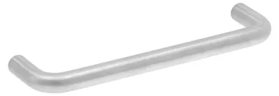 Zdjęcie produktu dla Klamka do mebli ze stali nierdzewnej. Rozstaw otworów: 128 mm. Wykończenie: polerowana stal nierdzewna